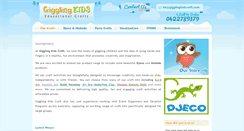 Desktop Screenshot of gigglingkidscraft.com